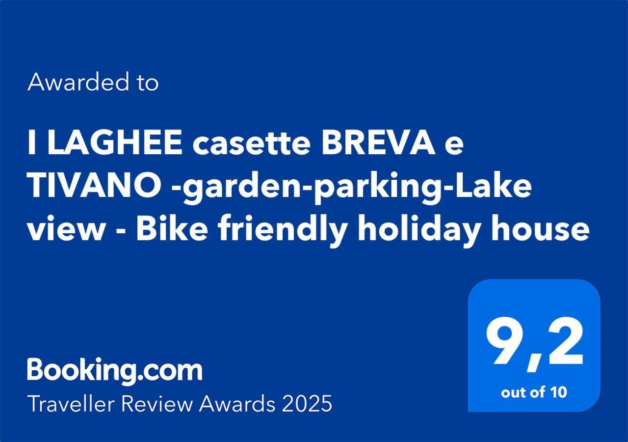 I Laghee Casette Breva E Tivano -Garden-Parking-Lake View - Bike Friendly Holiday House Colico Buitenkant foto